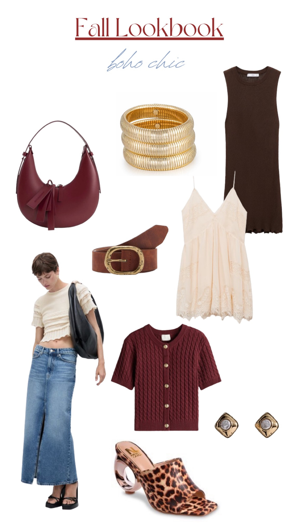 Fall outfits, boho outfits, Mango, H&M outfit, boots, brown boots, leopard, white dresses fall, burgundy, cardigans, belts, gold jewelry 

#LTKItBag #LTKStyleTip #LTKShoeCrush