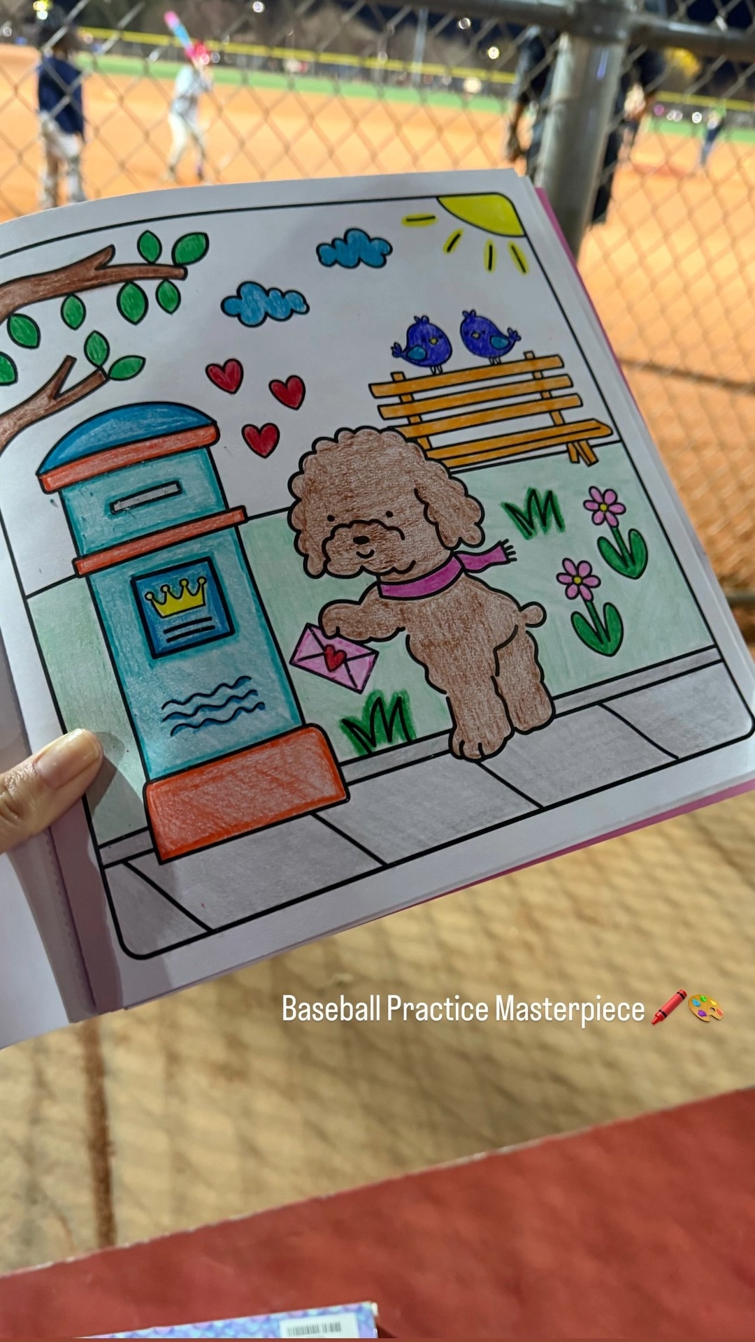 Baseball Practice Masterpiece 🖍️🎨