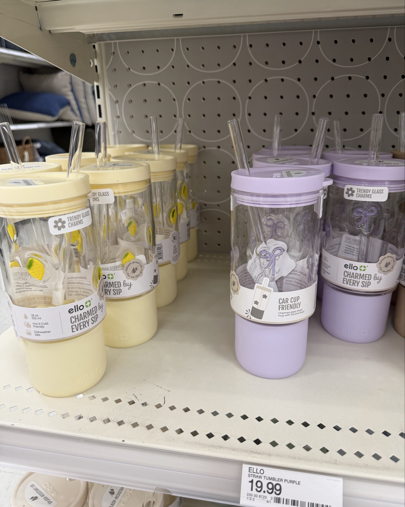Obsessed is an understatement 🫶🏼 these new Target tumblers are giving cute + practical and I’m here for it.

Glass cups with the cutest little charms (rainbows, strawberries, daisies… stop 🥹) + they’re car cup holder friendly which is a MUST. The neutral + pastel colors are so good for spring and make your water feel ✨aesthetic✨

Perfect for:
– everyday errands
– work / nurse life hydration
– iced coffee girl mornings
– throwing in your car and going

Only $19.99 which makes them an easy yes 🤍 @Target 

#targetfinds #targetstyle #ltkhome #ltkunder50 



#LTKHome