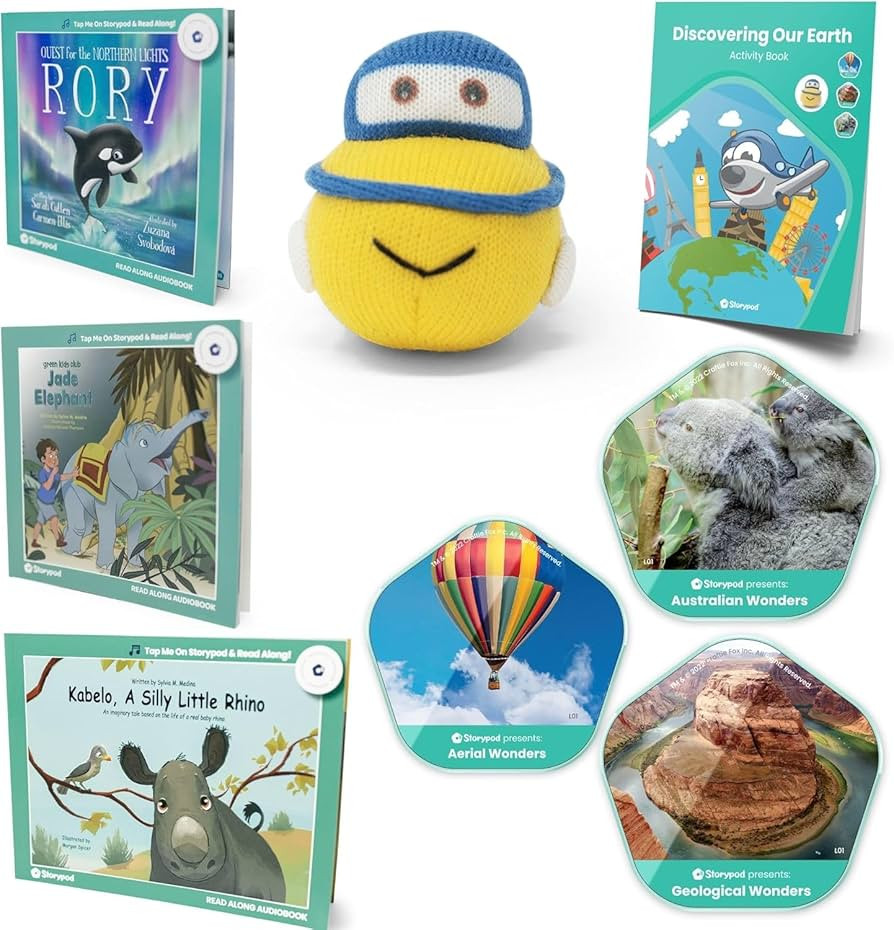 Storypod Discovering Our Earth Set for The Learning-First Audio Play System | Content for Age 5 Years, 6 Months | SEL Audio Learning & Interactive Fun | Amazon (US)