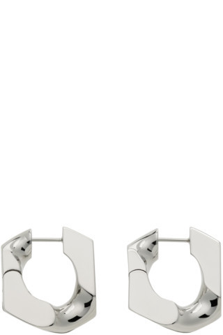 Silver #251 Earrings | SSENSE