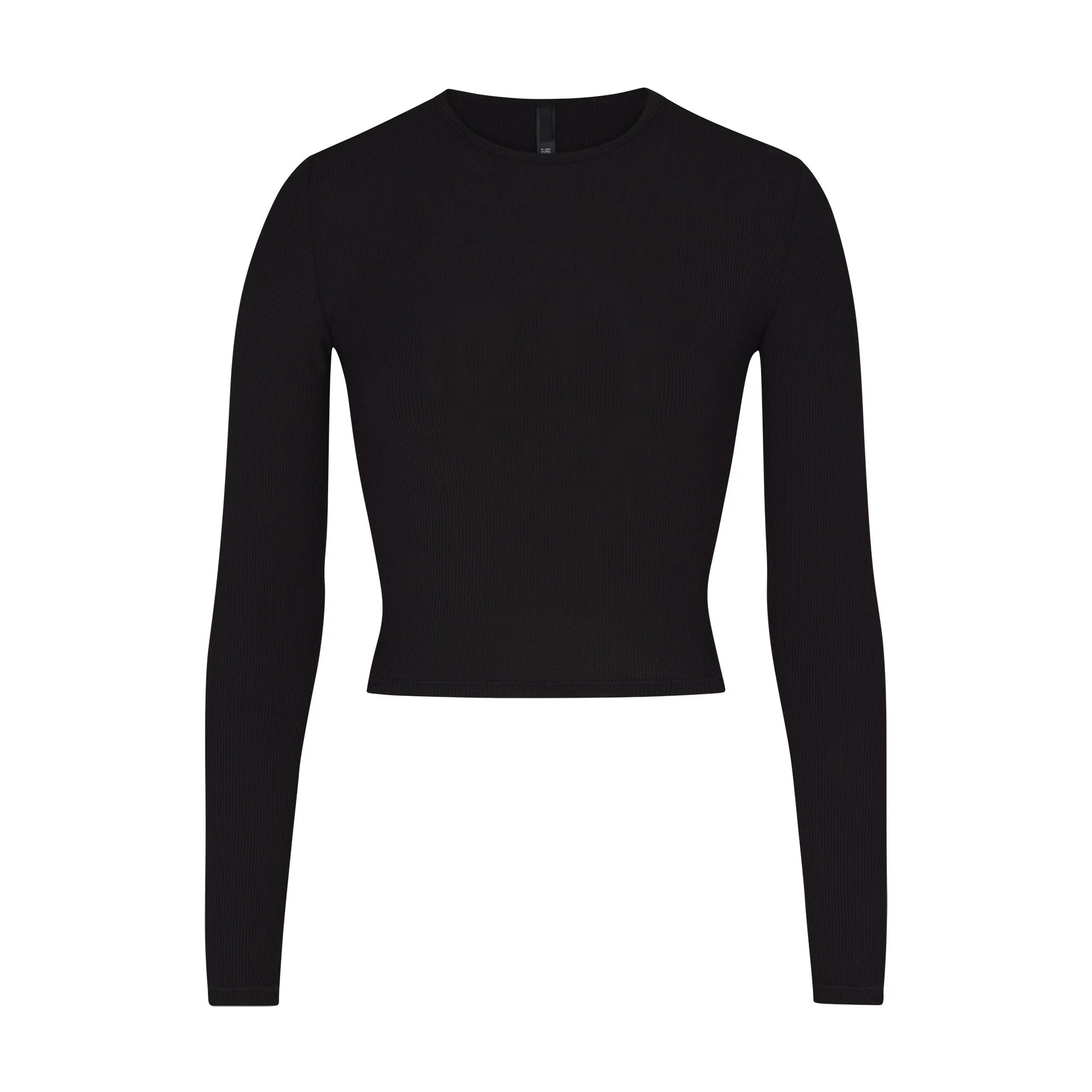 SOFT LOUNGE LONG SLEEVE CROP TOP | SKIMS (US)
