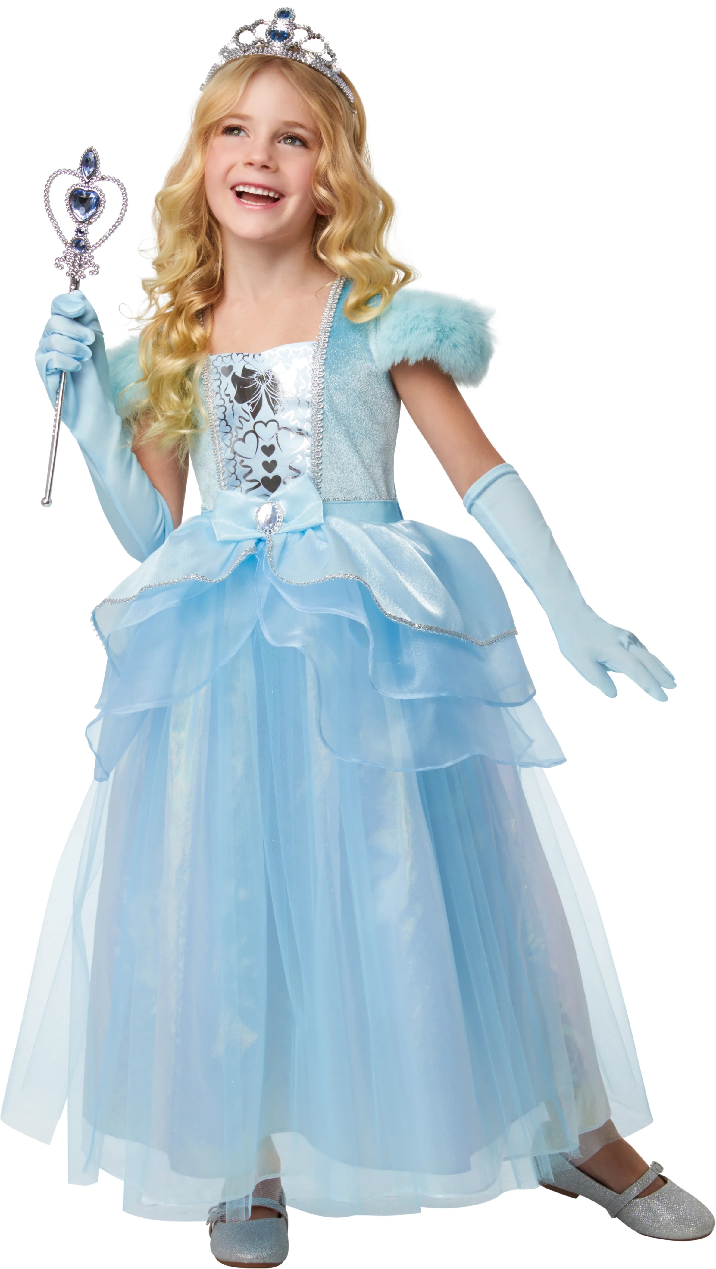 Girls Blue Princess Halloween Costume S - Walmart.com | Walmart (US)