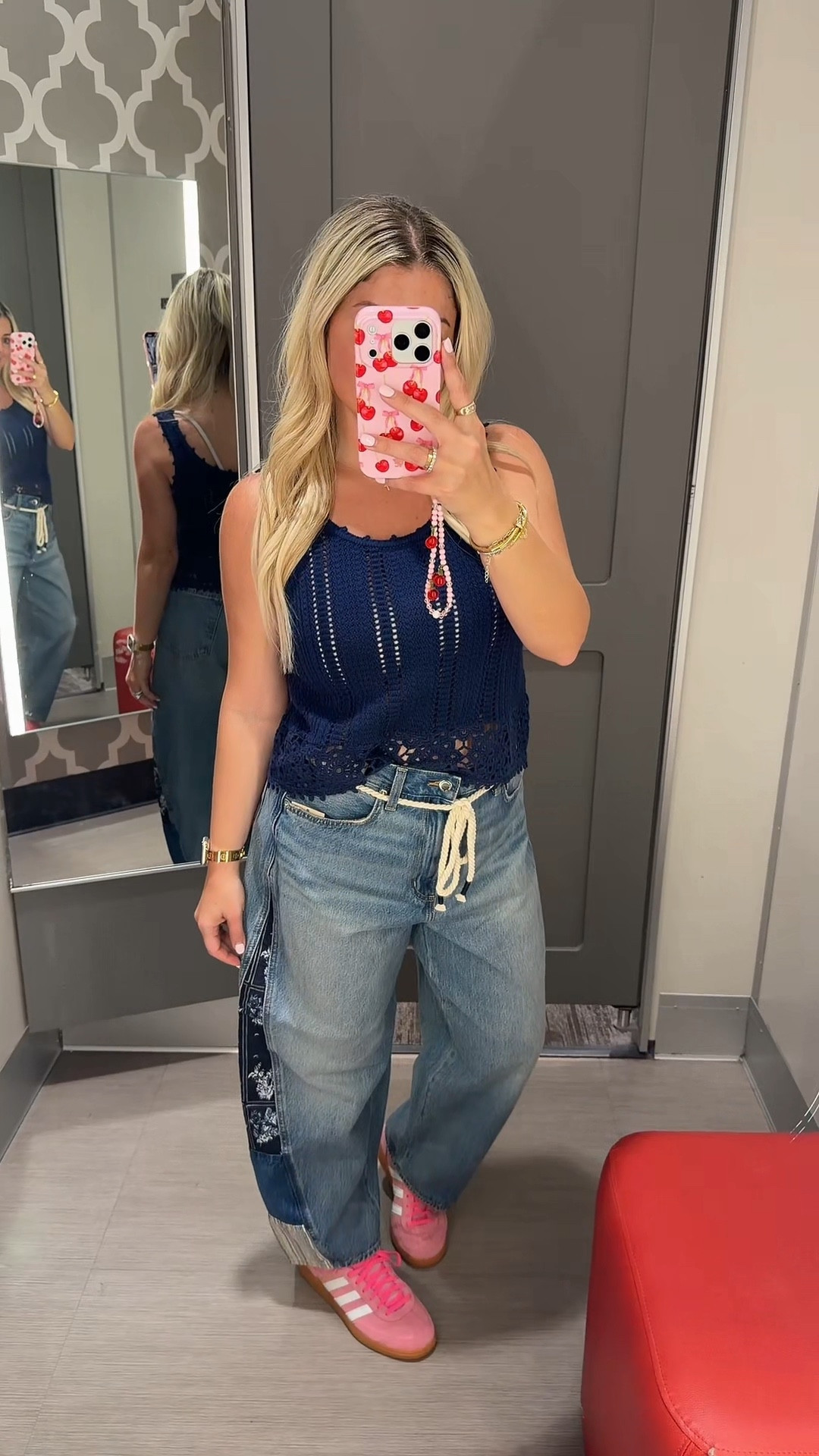 New @Target outfit idea ✨ 
love these barrel jeans!! Giving free people. Has a matching jean jacket
Tank small
