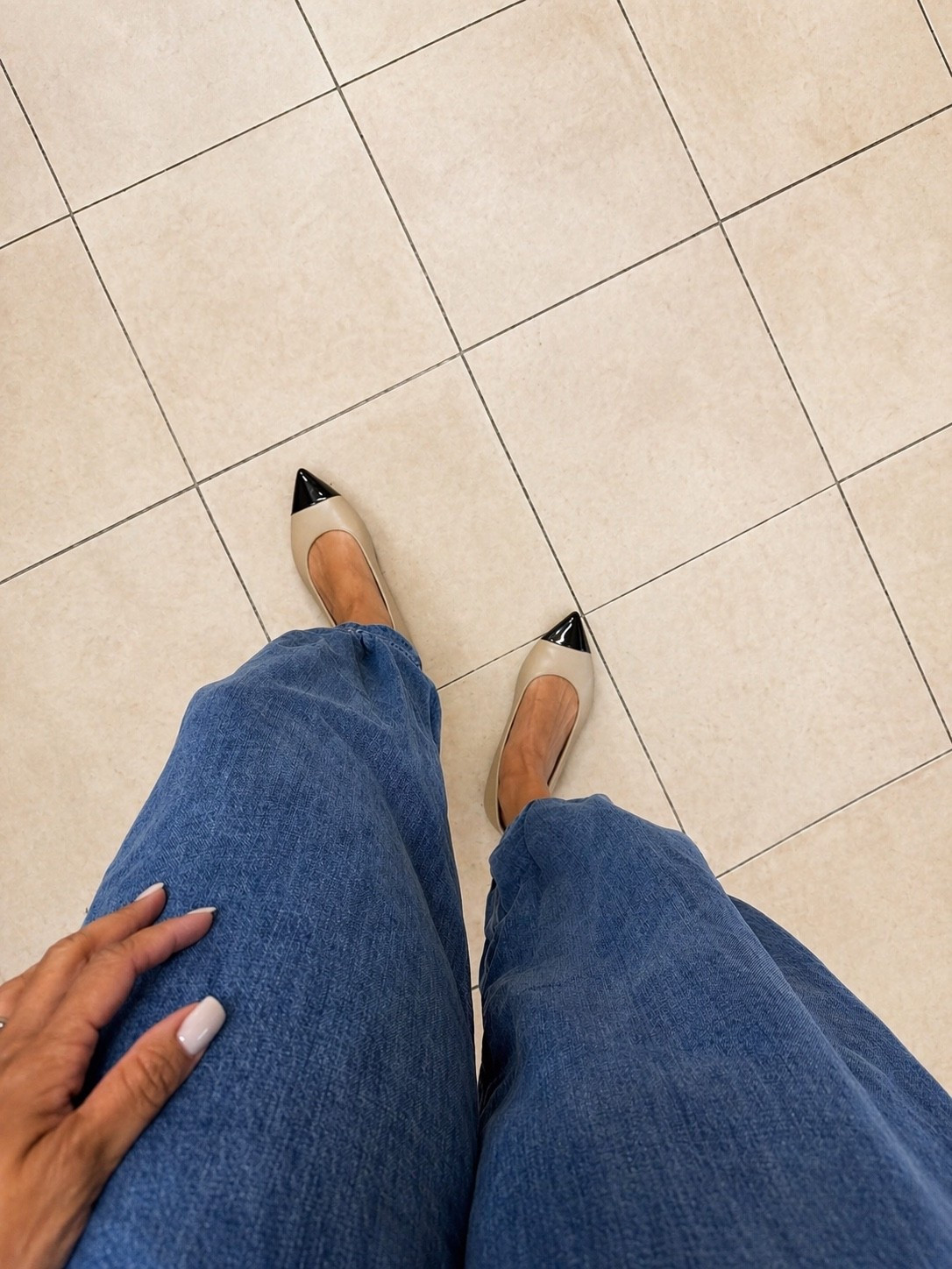 Cap toe flats. Classic and elegant 

#LTKTravel #LTKootd