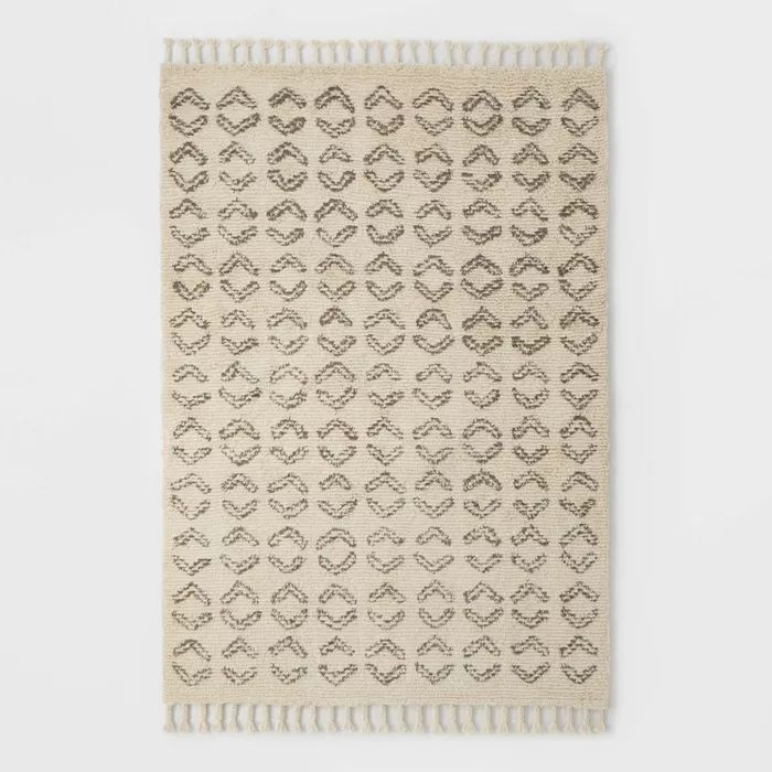 Hawthorne Dash Shag Rug Chocolate - Threshold™ designed with Studio McGee | Target