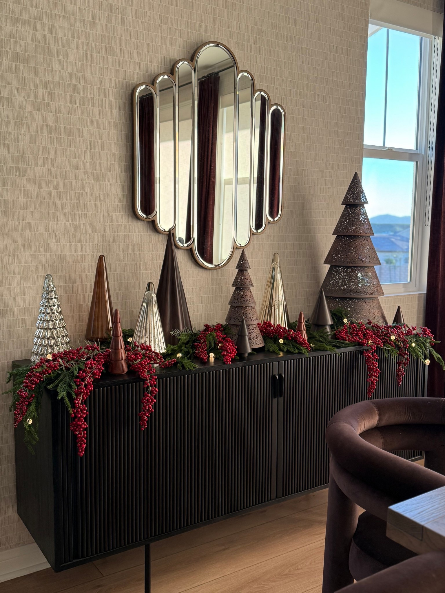 Neutral holiday décor but make it glamorous!✨ Obsessed with how these metallic trees catch the light.

#LTKHoliday #LTKSeasonal #LTKHome