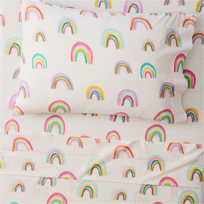 Rainbows Sheet Set | West Elm (US)