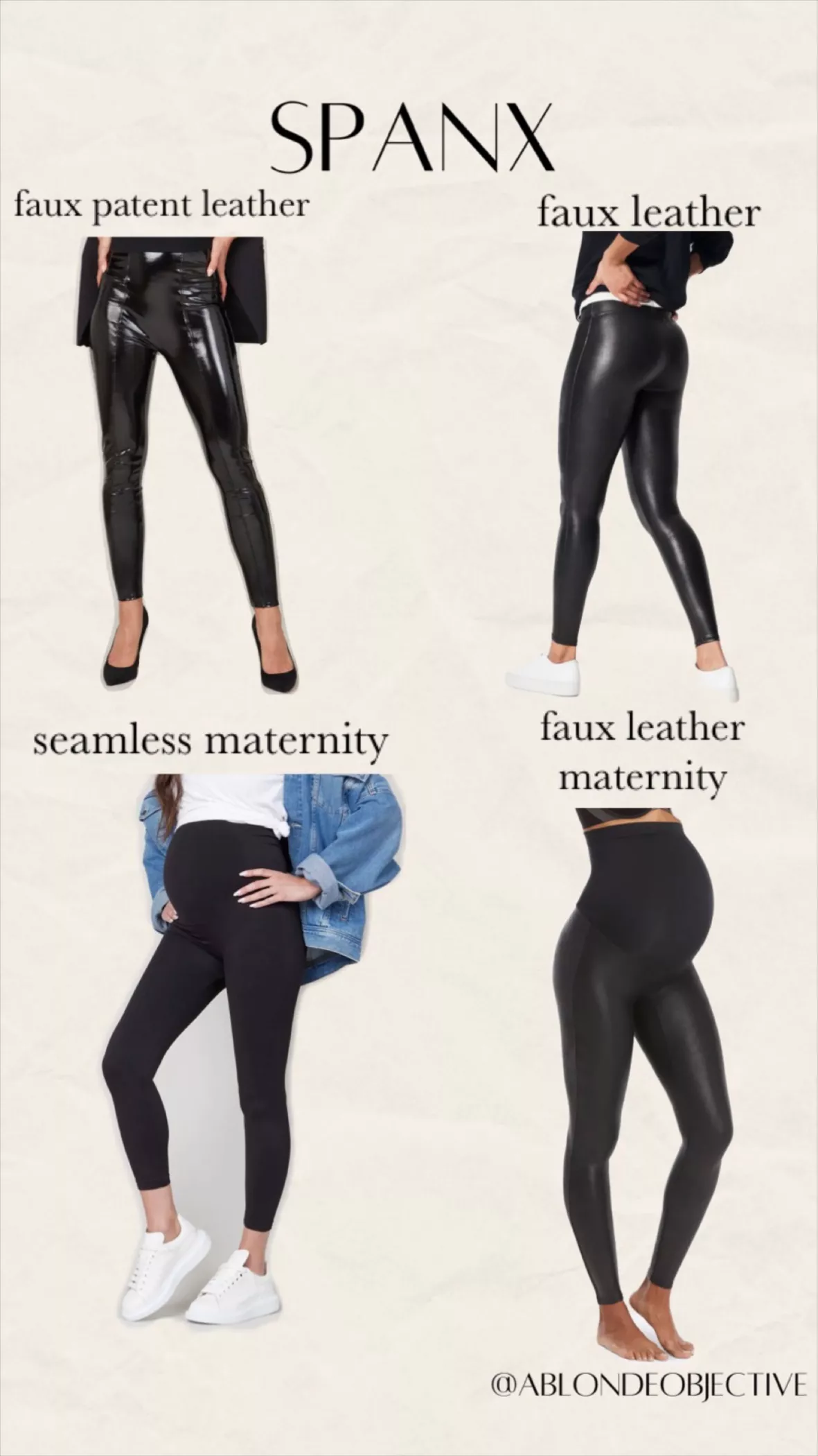 SPANX Faux Patent Leather Leggings … curated on LTK