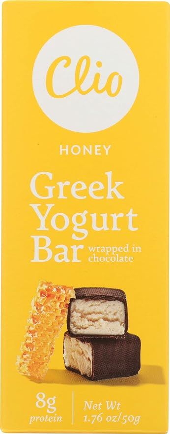 Clio Bar Greek Yogurt Raw Honey, 1.7 oz | Amazon (US)