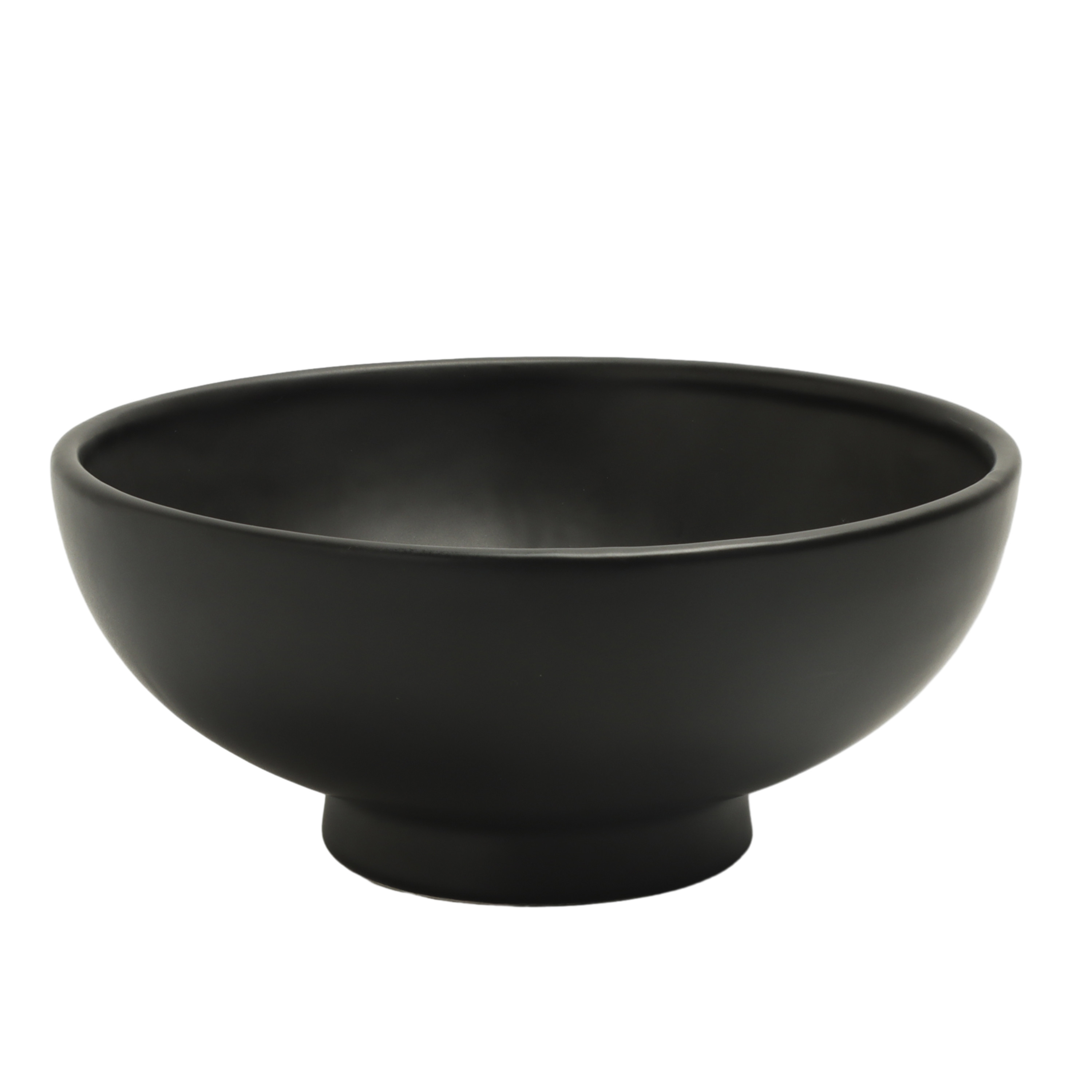 Better Homes & Garden Matte Black Round Ceramic 9.4" Decorative Bowl - Walmart.com | Walmart (US)