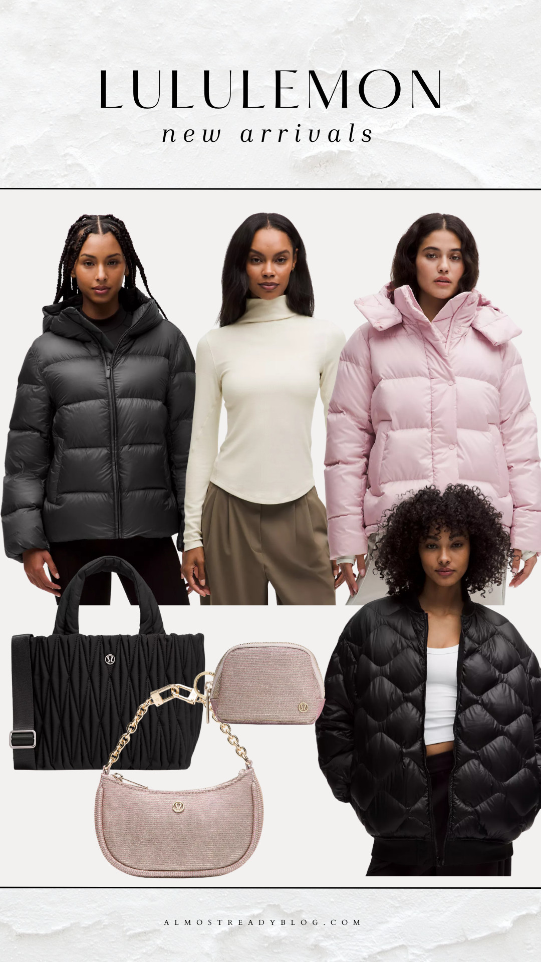 Lululemon new arrivals, last minute gift ideas, puffer jacket, winter fashion, Lululemon bags, Amanda West, Almost Ready Blog. 

 

#LTKActive #LTKFindsUnder100