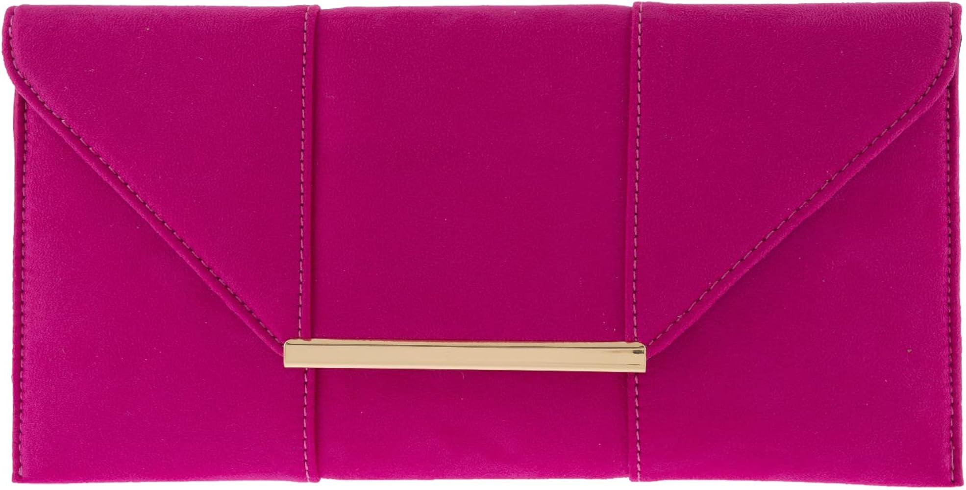 Faux Microsuede Envelope Clutch | Amazon (US)