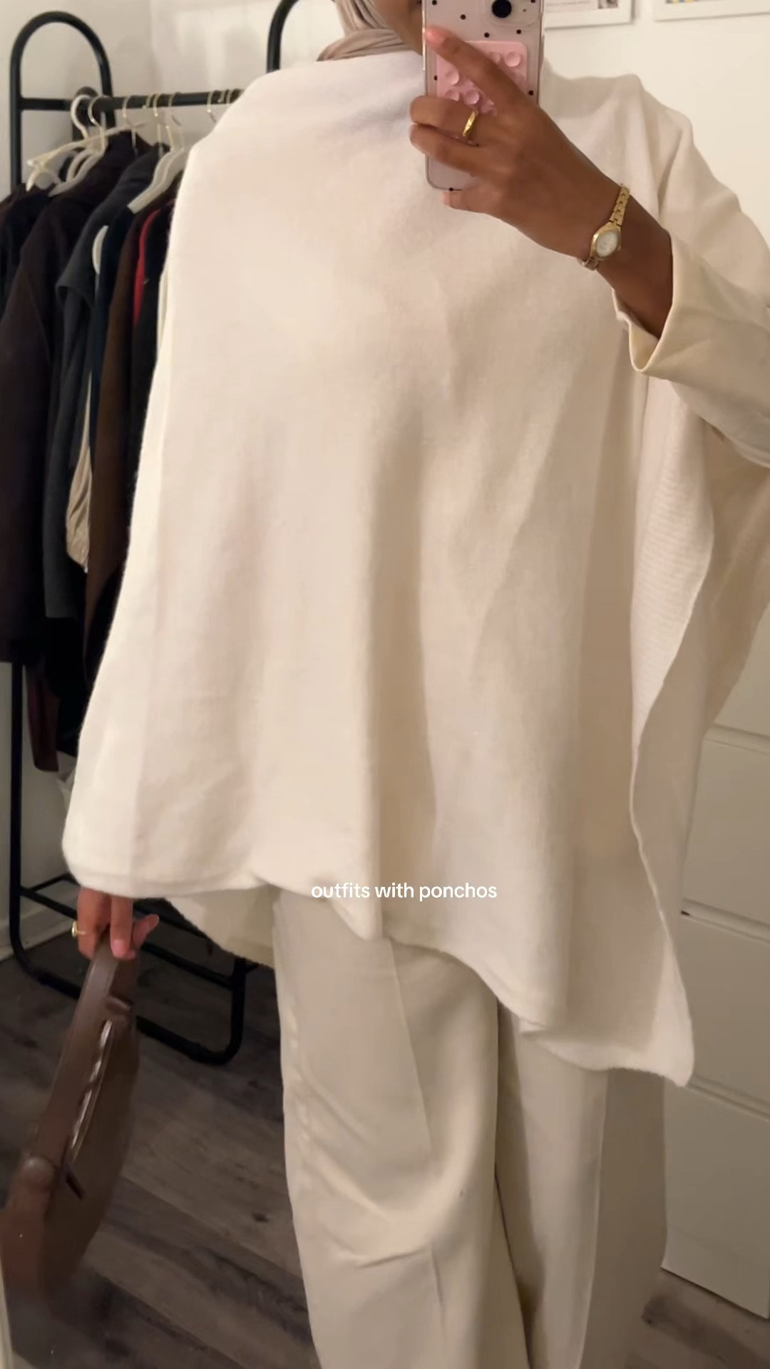 poncho season 🤍

#LTKuk #LTKautumn #LTKmodest