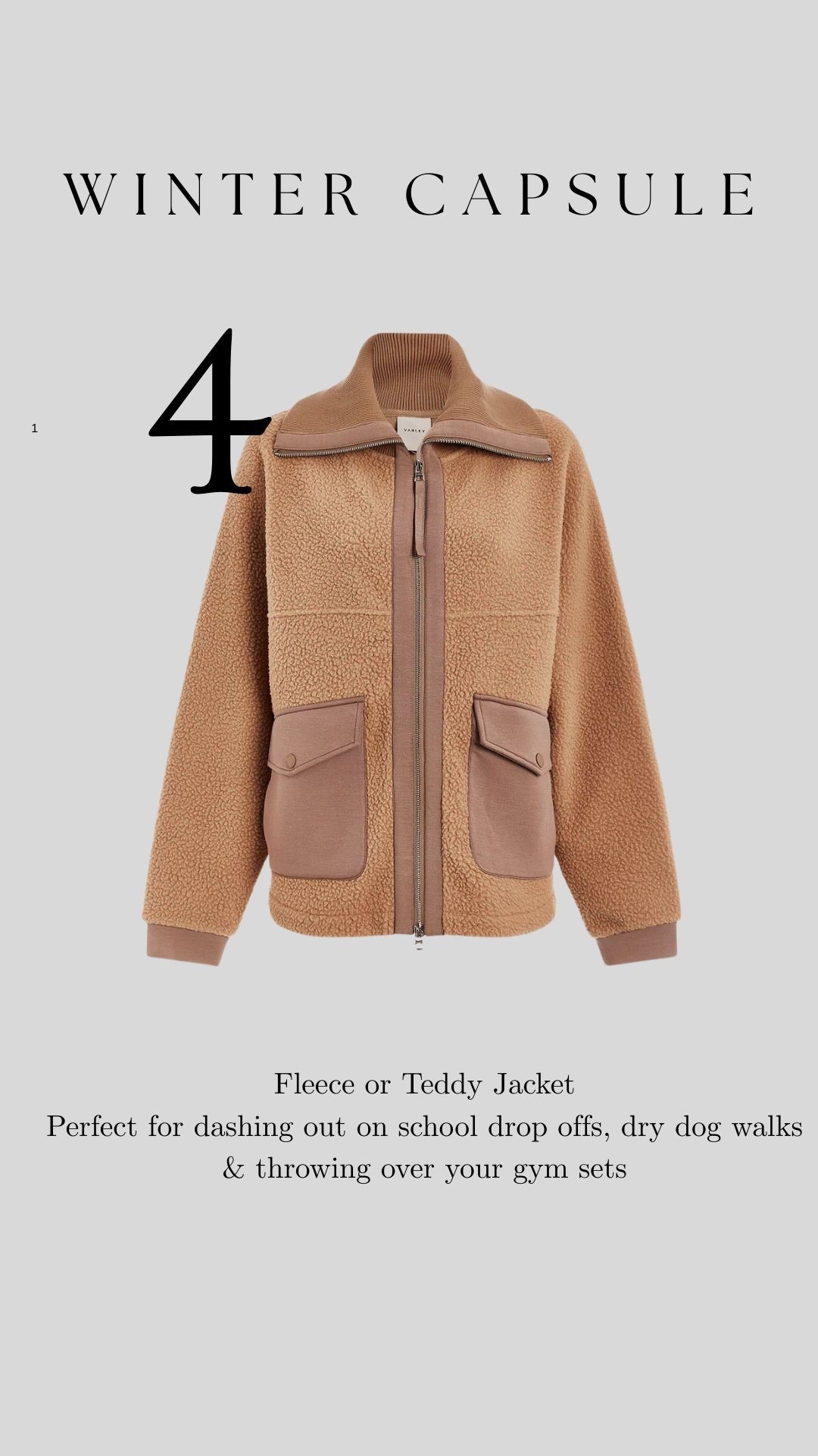 Fleece or teddy jacket a must for your winter capsule 

#LTKstyletip #LTKwinter