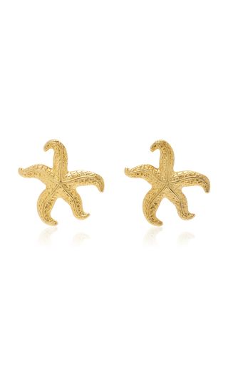 24K Gold-Plated Starfish Earrings | Moda Operandi (Global)