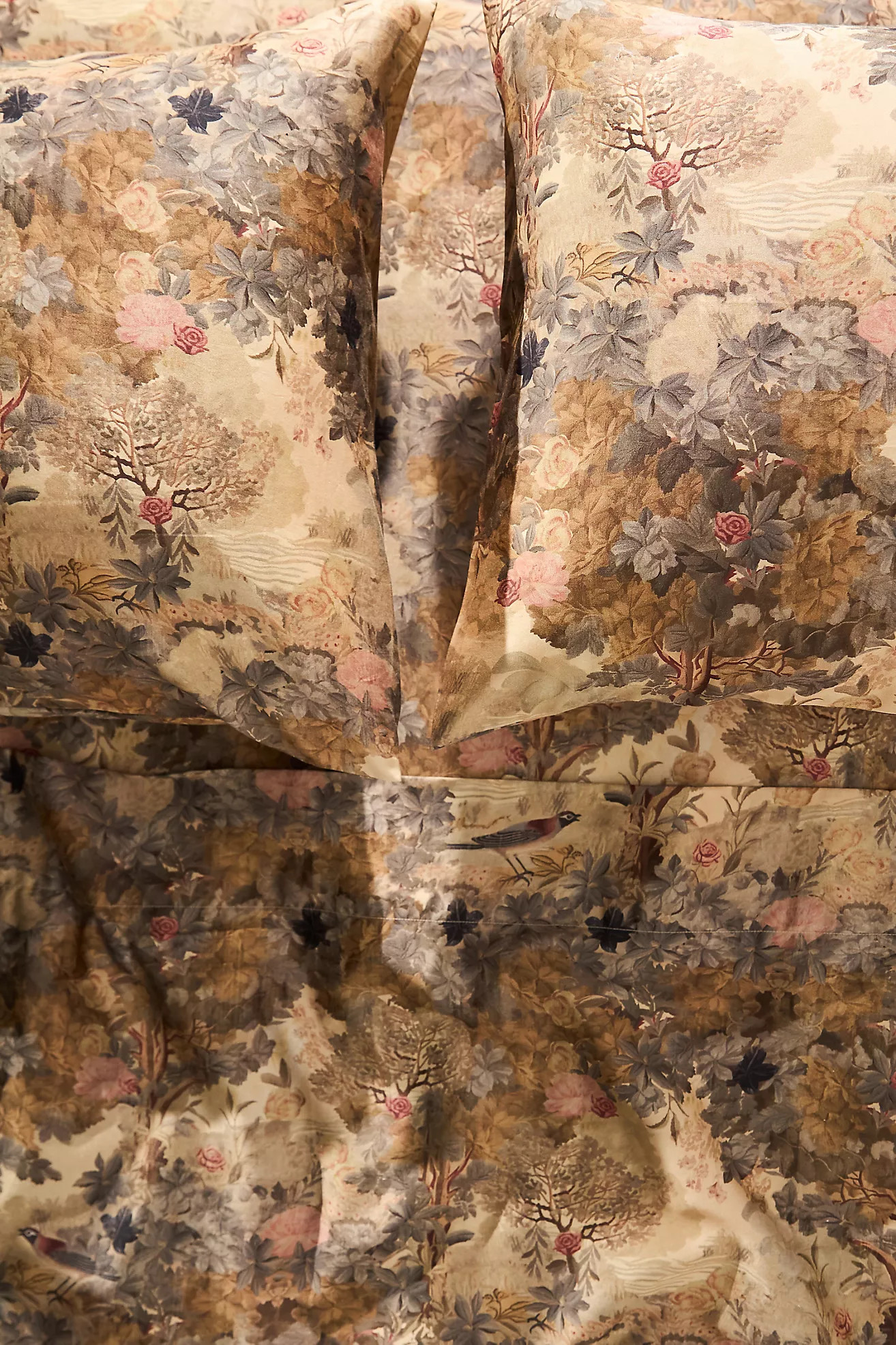 Organic Cotton Sateen Printed Sheet Set | Anthropologie (US)