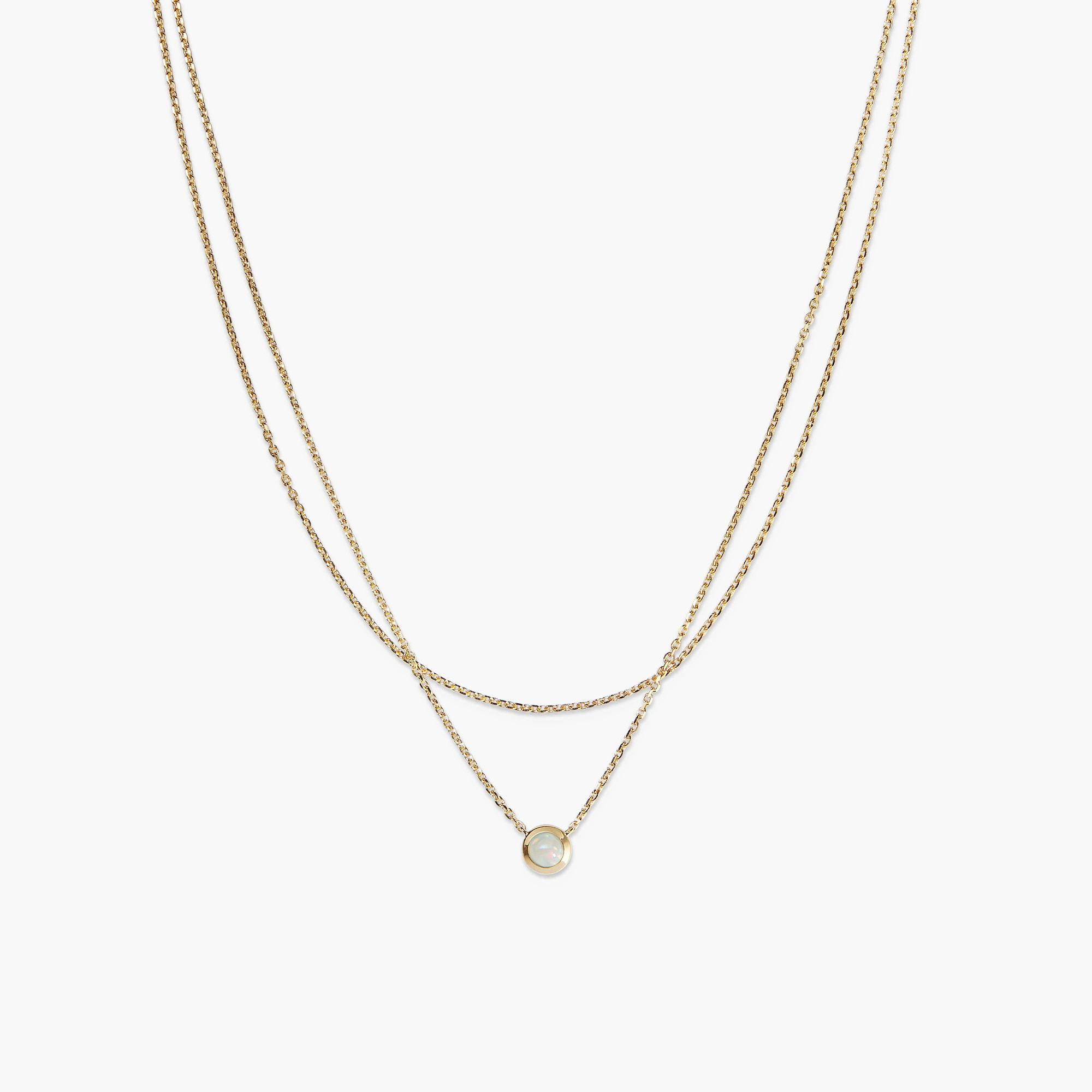 Layered Opal Necklace - Stacking Jewelry | Mejuri | Mejuri Fine Crew