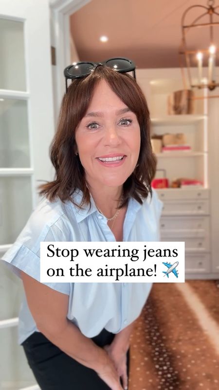STOP WEARING JEANS ON THE AIRPLANE! ✈️

Wearing petite small in all jeans 

Just kidding, but you should definitely try the best-selling jeans by @spanx that are perfect for travel

These jeans are so comfy, perfect for long flights, and super flattering! If you want to look a little more stylish getting on and off the airplane, give these a try! 

Use code SUSIEXSPANX for 10% off your order + free shipping!

#SpanxPartner #traveloutfit #travelinstyle


#LTKstyletip #LTKVideo #LTKtravel