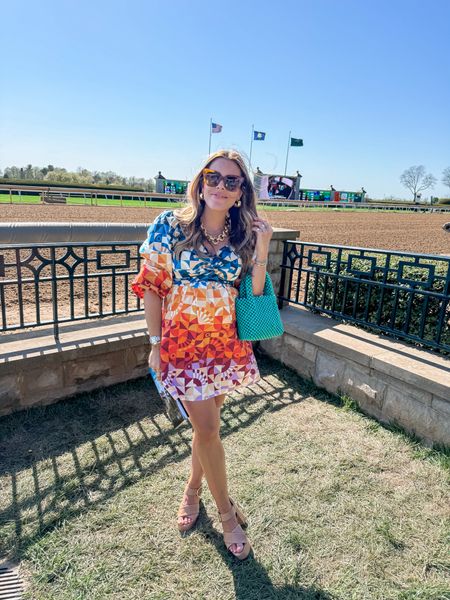 Today’s Keeneland outfit is a favorite! This farm Rio printed mini dress is not maternity, but I sized up to a medium for the bump (I’m 25 weeks) // & these shoes are the best, such an investment but I’ve had them 3 years now & they’re so comfy 

#LTKshoecrush #LTKbump #LTKSeasonal