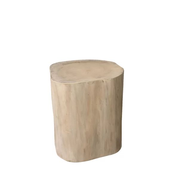 Davalos Solid Wood Tree Stump End Table | Wayfair Professional