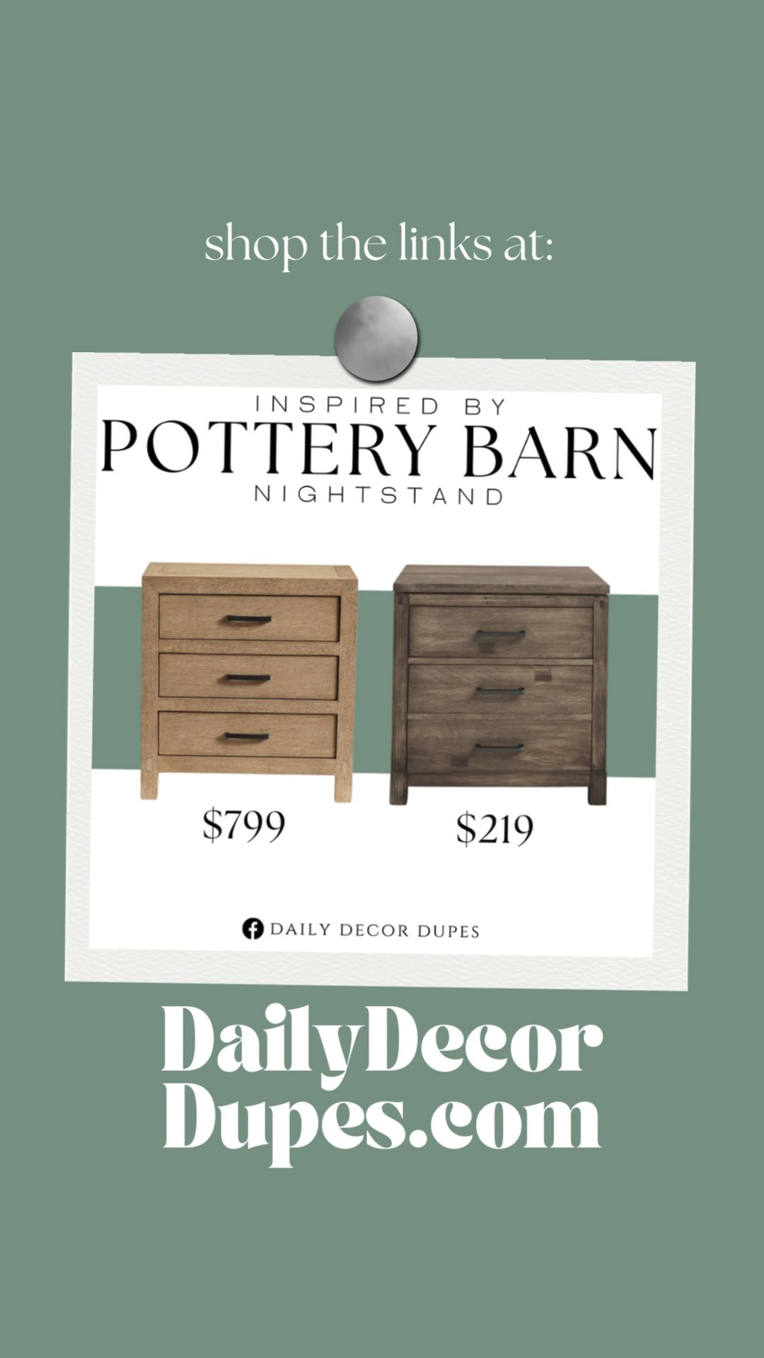 Inspired by Pottery Barn Nightstand. Scandi-inspired bedside table. Minimalist wood nightstand. Mid-century modern side table. Modern wood bedside cabinet. Rustic modern nightstand. Wooden nightstand. 

Home dupe dupes more affordable option find replica copy cat similar look for less budget friendly affordable cheap cheaper beautiful pretty. Clearance sale coupon code discount code promo code luxury lookalike look a like Inspo inspiration inspired by idea ideas Love dupes like these? I share multiple every day in my FB group “DAILY DECOR DUPES”
 

 #LTKHoliday #LTKHome #LTKSaleAlert