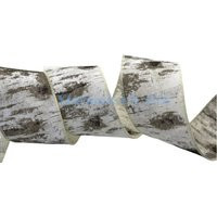 5 Yards Of 2.5 Inch Wired Ribbon in Birch Bark Design - Bows, Wreaths, Decorating, Hairbows, Fall, Autumn, Winter, Holiday | Etsy (US)