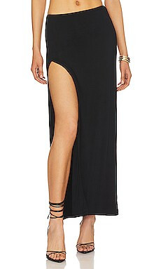 Indah Kira Maxi Skirt in Black from Revolve.com | Revolve Clothing (Global)