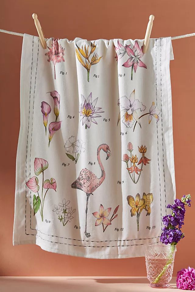 Flamingo Dish Towel | Anthropologie (US)