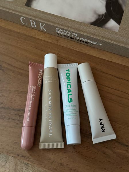 Favorite lip balms. Lip balms. Summer Fridays. Rhode skincare. 

#LTKSeasonal #LTKfindsunder50 #LTKbeauty