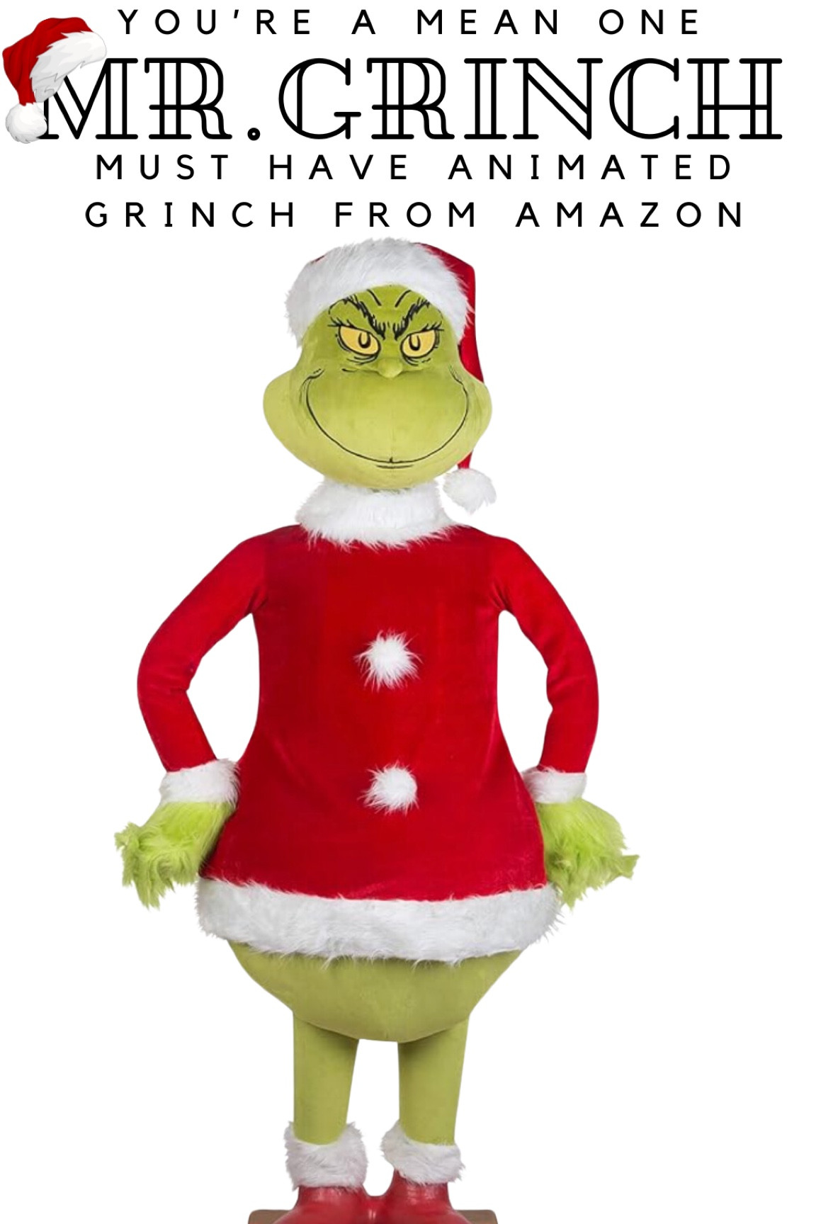 Must have life size animated Grinch from Amazon!

#LTKSeasonal #LTKHoliday #LTKHome