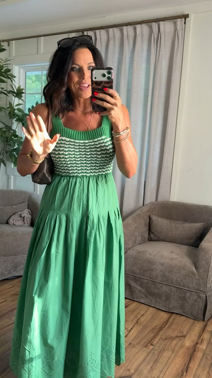 This Walmart dress is even prettier in person! 💚

✨ Wearing an XS
✨ 5’3” for reference

#WalmartFashion #WalmartFinds #AffordableFashion #SummerDress #VacationStyle #GreenDress #LTKStyle #LTKCreator #EverydayStyle #LookForLess