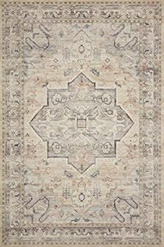 Loloi II Hathaway Collection HTH-07 Multi / Ivory, Traditional 5'-0" x 7'-6" Area Rug | Amazon (US)
