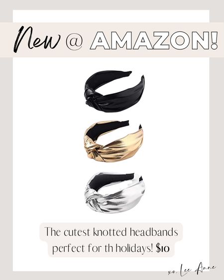 Knotted headbands set from Amazon! #founditonamazon

#LTKsalealert #LTKGiftGuide #LTKHoliday