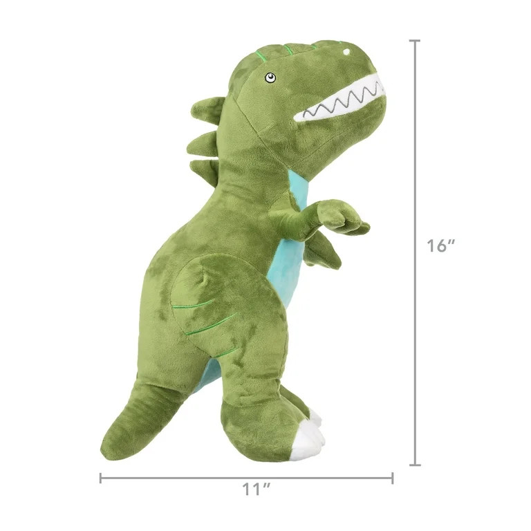 Your Zone Kids 3D Plush Figural Pillow, Dinosaur, 1 Piece, Dinosaur Shape | Walmart (US)