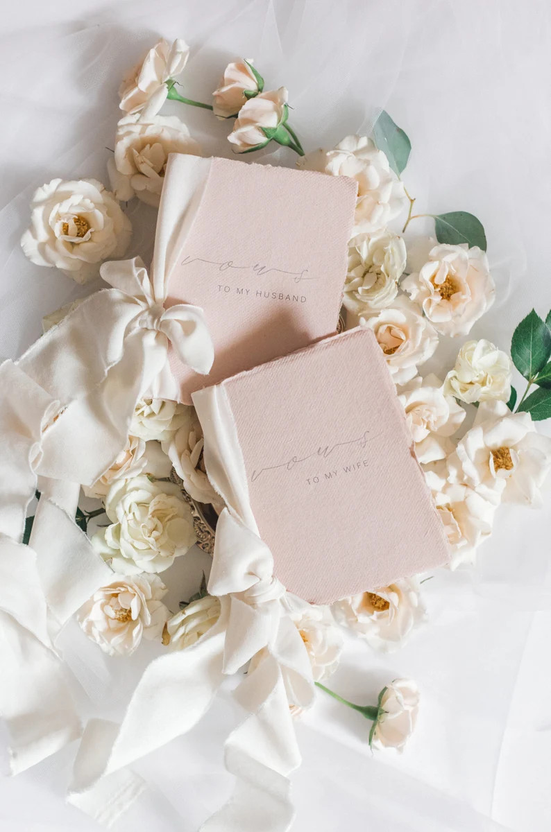 CUSTOMIZED ONLY any vow books in our inventory. Custom names/date/fonts/wording, and/or removed o... | Etsy (US)