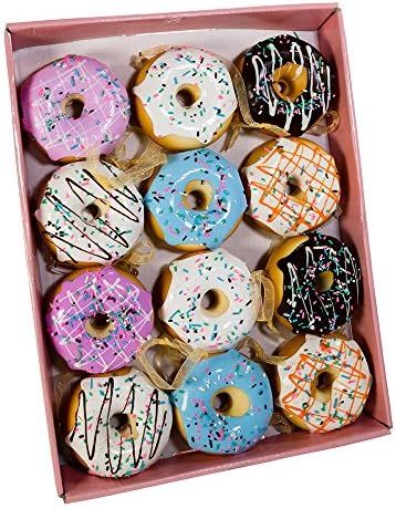 Ropetty Set of Twelve 2.75-Inch Donut Ornament | Amazon (US)