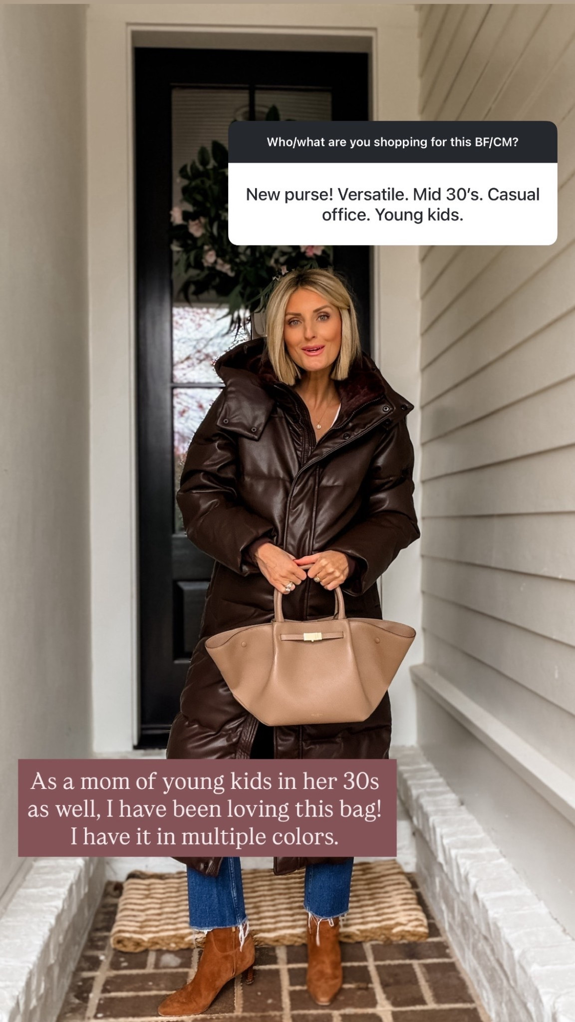 The perfect bag for moms! Super chic and versatile! The shade of brown will go with everything and is a timeless piece. On sale now. 

Life with Loverly, Loverly grey, affordable totes, bags for moms, Black Friday deals for her

#LTKCyberWeek #LTKHoliday #LTKGiftGuide