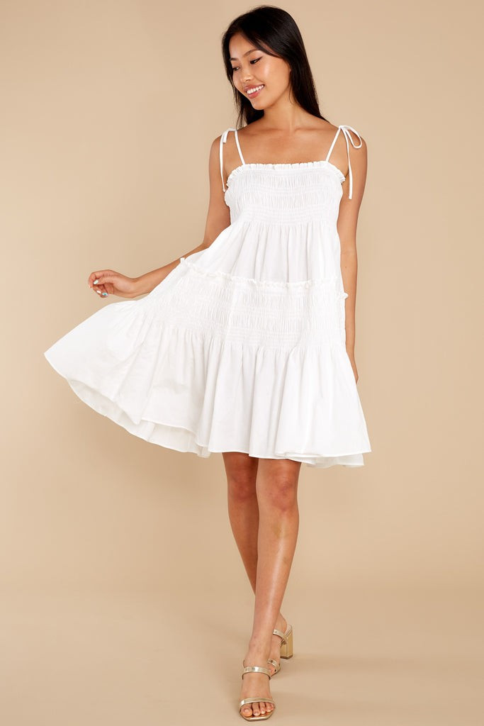 Love You Forever White Dress | Red Dress 