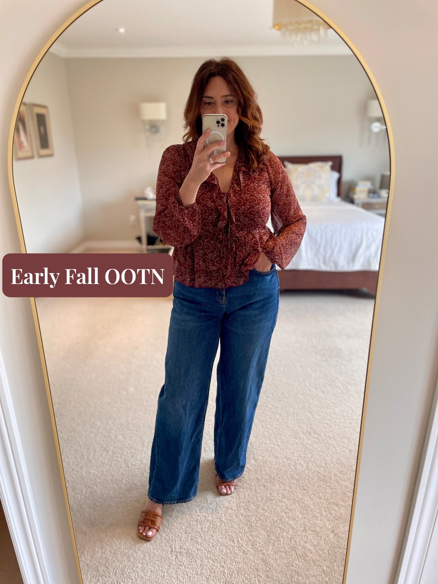 My go to wide leg jeans are on major sale! A great look at a great price point if you’re testing the waters on a new denim style. Little stretch but very comfortable around the waist-wearing a 10 regular. 

#LTKmidsize #LTKjeans #LTKover50style