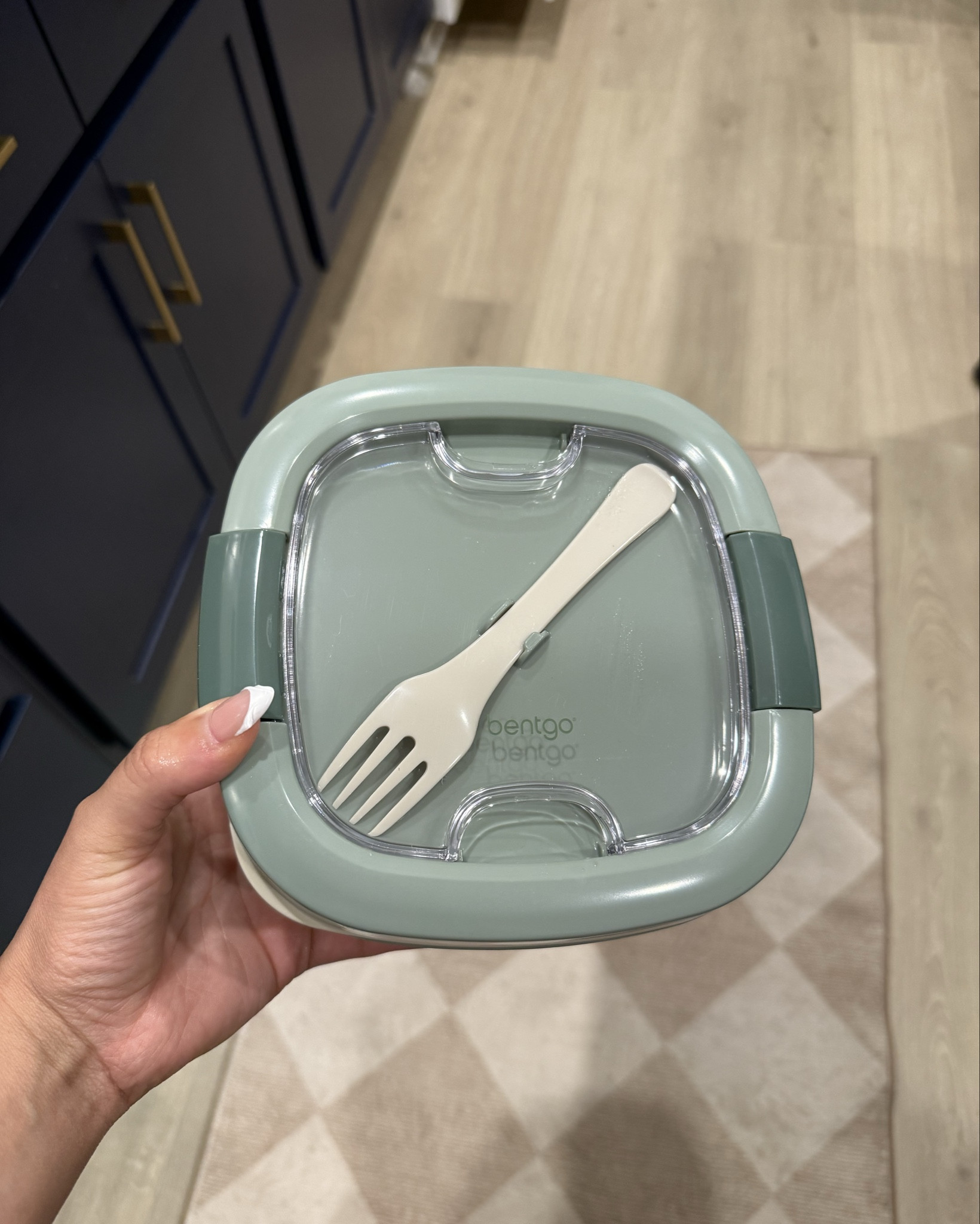 If you are a salad lover, like myself, this is by far the best container for your salads. I love how there is the separate compartment for condiments and a mini container with the lid for your dressing.  