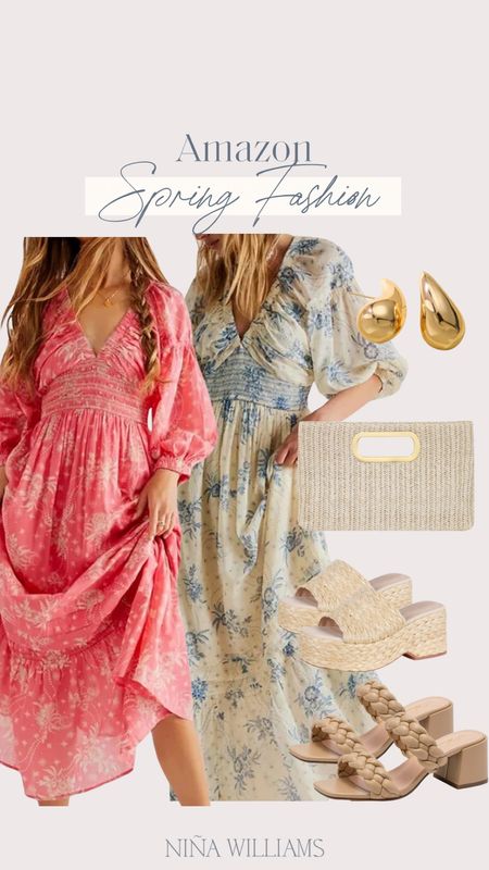 Amazon Spring Fashion! Amazon spring dress - spring clutch - spring sandals - summer sandals

#LTKstyletip #LTKwedding #LTKfindsunder50