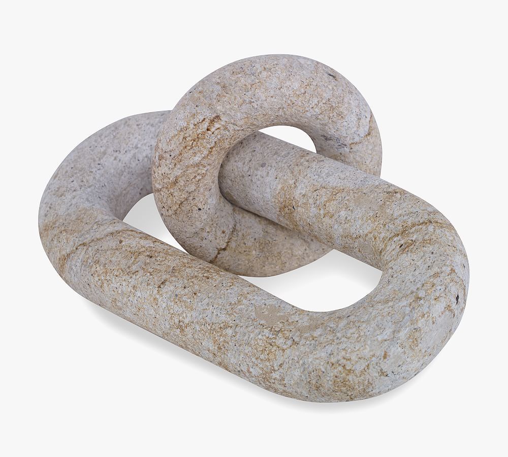 Stone Linked Chain - Natural | Pottery Barn (US)