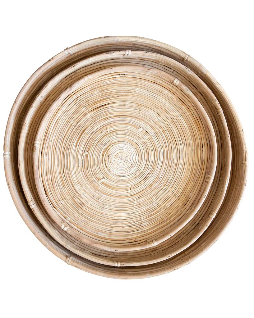 Cane Rattan Round Tray | McGee & Co.