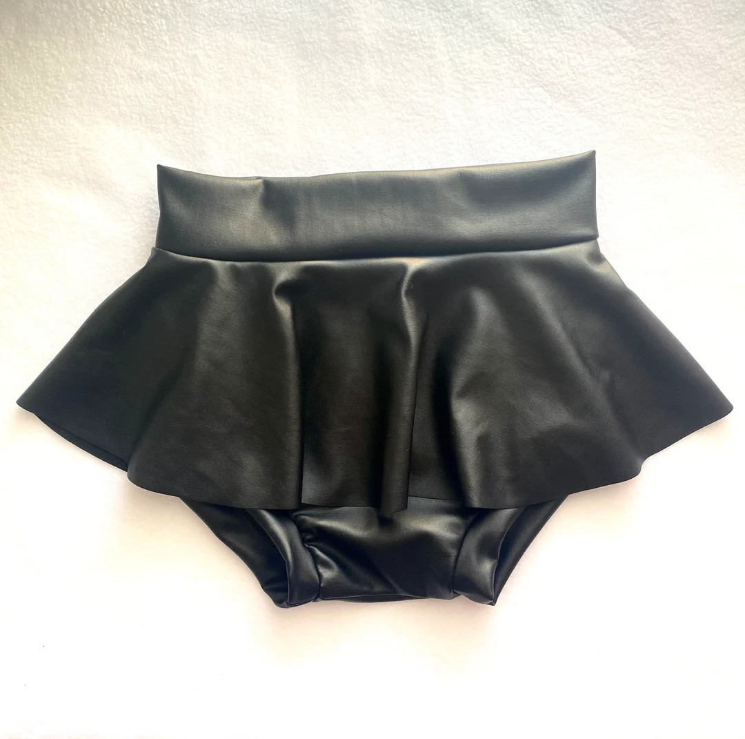 Faux Leather Skirted Bummies Baby girl Toddler 0 3 6 9 12 18 24 months 2T girls Skirt bummies veg... | Etsy (US)
