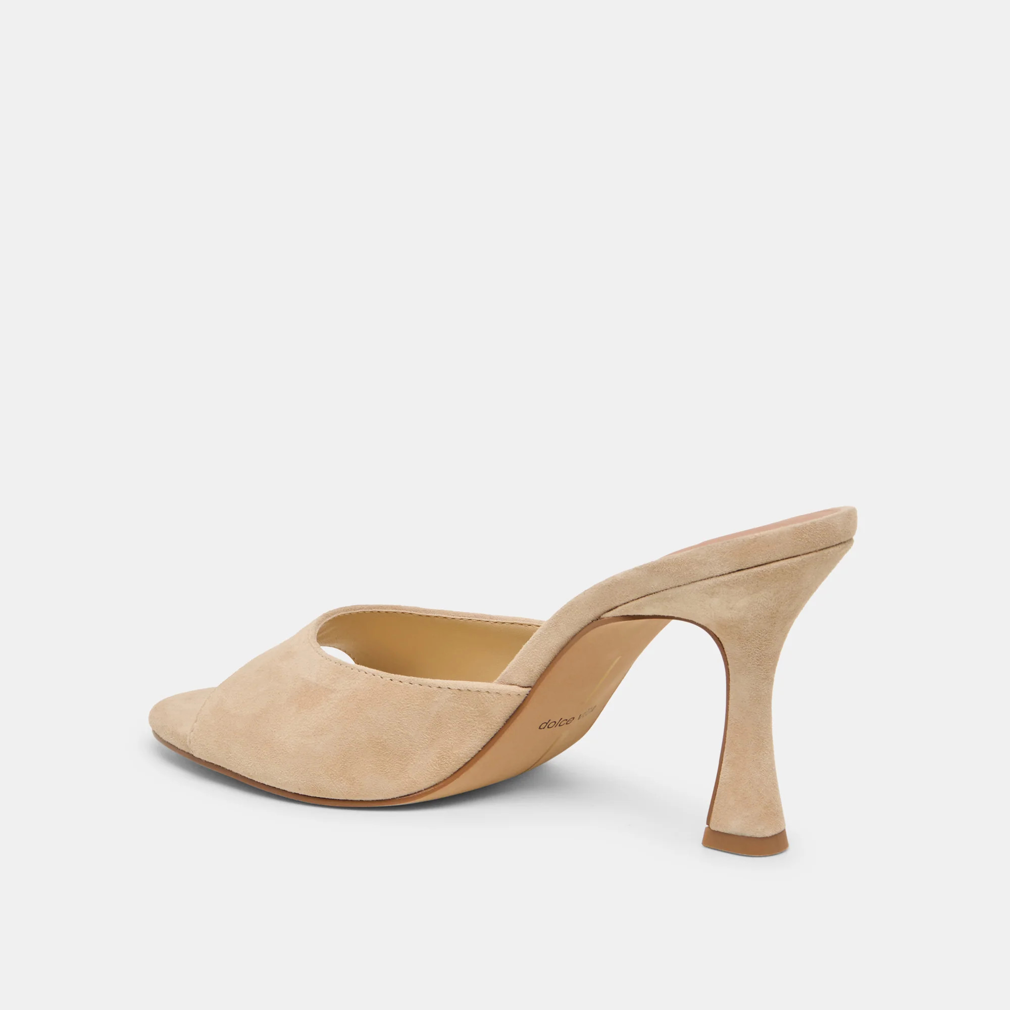 ROSHA Camel Suede Heels | Dolce Vita | DolceVita.com