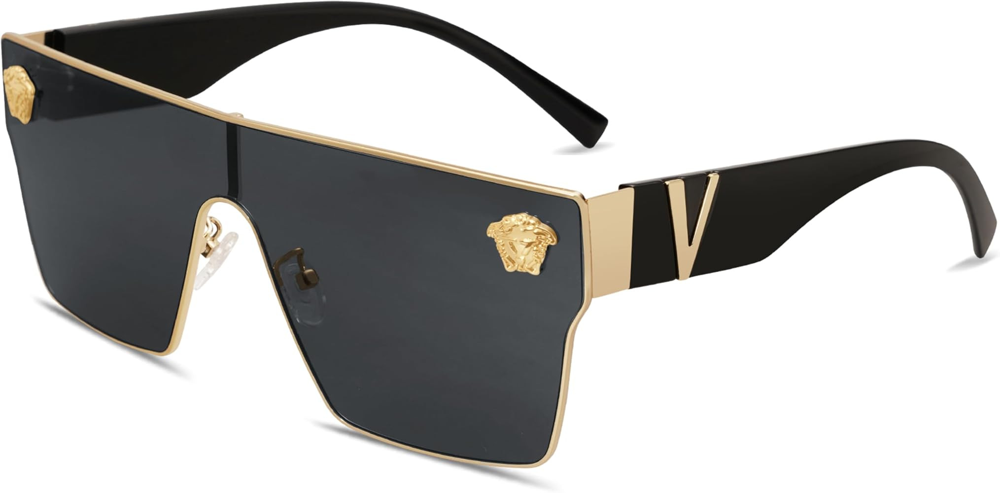 Allarallvr Oversized Square Sunglasses For Women Men Vintage Trendy Classical Gafas De Sol Para M... | Amazon (US)