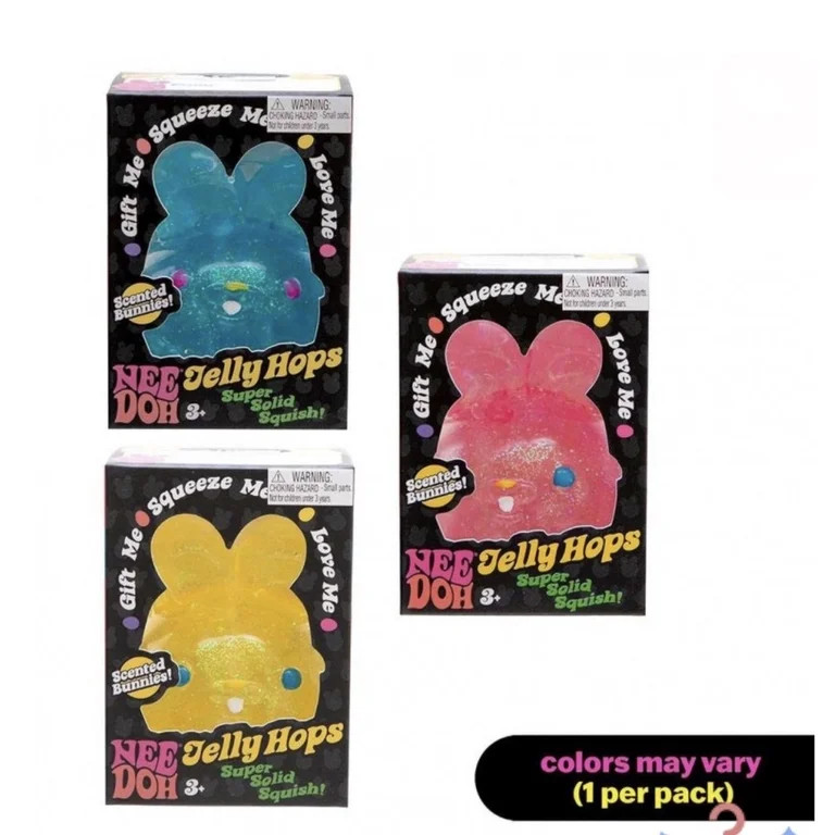 nee doh JELLY HOPS SQUISH SENSORY FIDGET BUNNY  ,SCENTED, 1 COLOR CHOSEN AT RANDOM | Walmart (US)