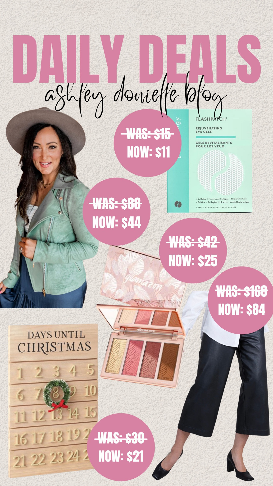 Daily Deals!

Eyepatches, jacket, moto jacket, advent calendar, contour palette, wide leg leather leggings 

#LTKstyletip #LTKsalealert #LTKfit