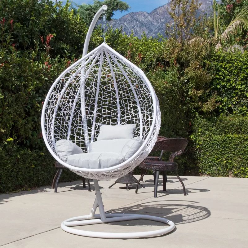 Shriner Teardrop Swing Chair with Stand | Wayfair North America